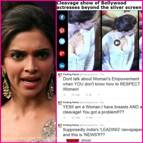 When Deepika's Cleavage became National Point of Interest